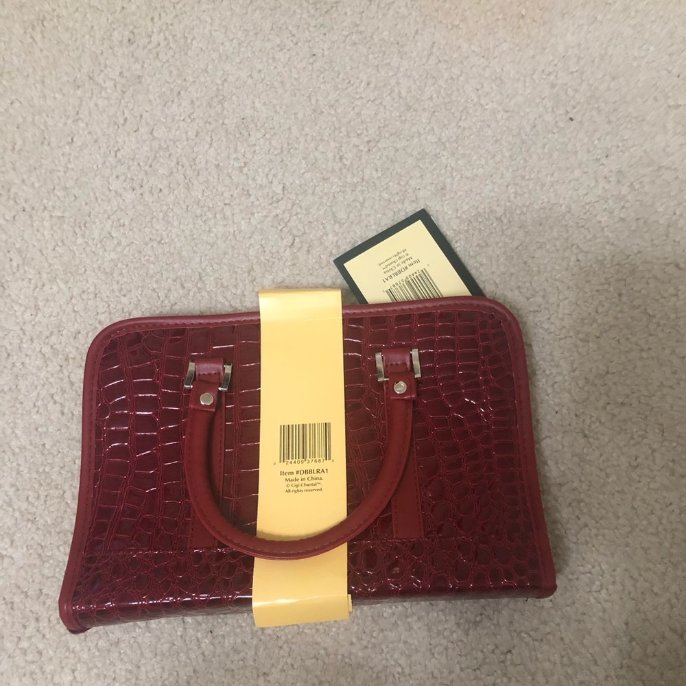 Gigi Chantal Ruby Faux Alligator Book Cover